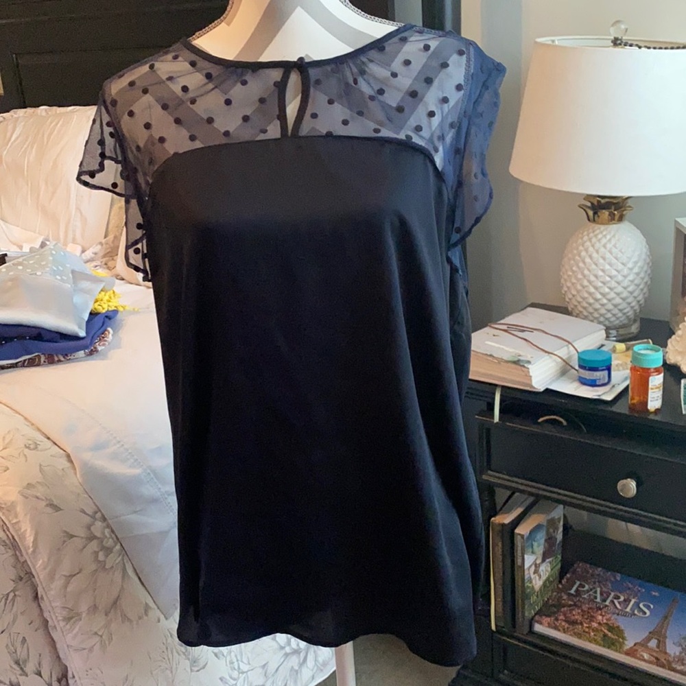 Navy blue top